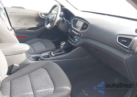 2017 Hyundai Ioniq Hybrid Blue из США, поврежденный, VIN KMHC65LC6HU027427